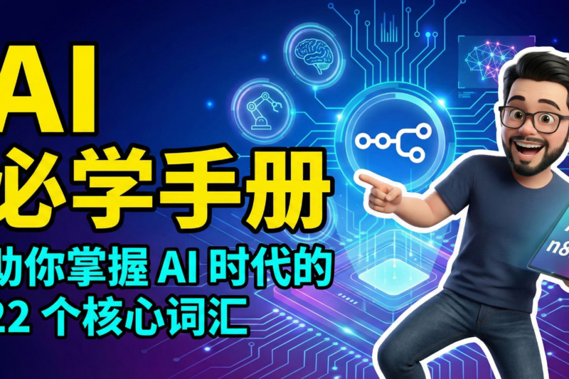AI 必学手册：助你掌握 AI 时代的 22 个核心词汇