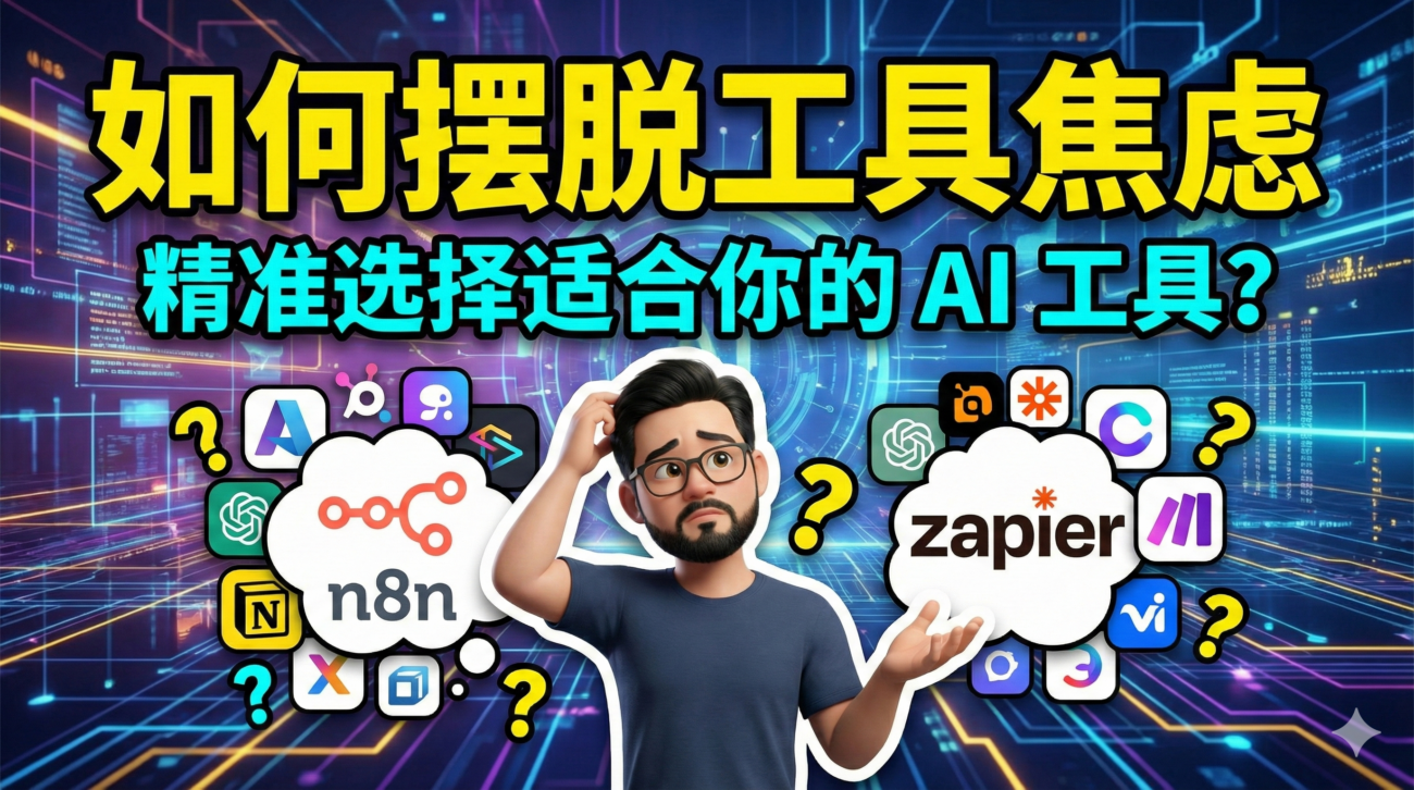 如何摆脱工具焦虑，精准选择适合你的 AI 工具
