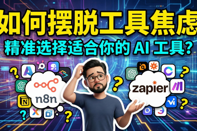 如何摆脱工具焦虑，精准选择适合你的 AI 工具
